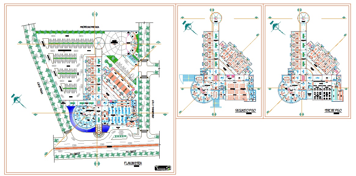 Shopping Centre lay-out - Cadbull