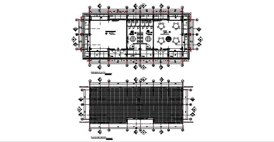 Canteen Floor Plan In AutoCAD File - Cadbull