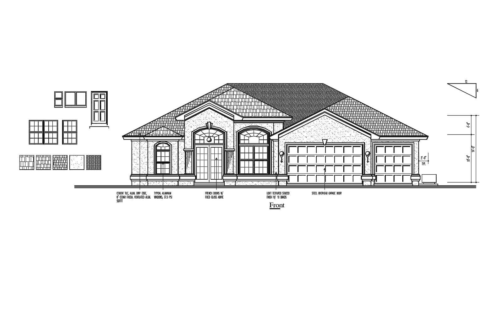 2d Drawing Of A House With Elevation In Dwg File Cadbull 50 OFF