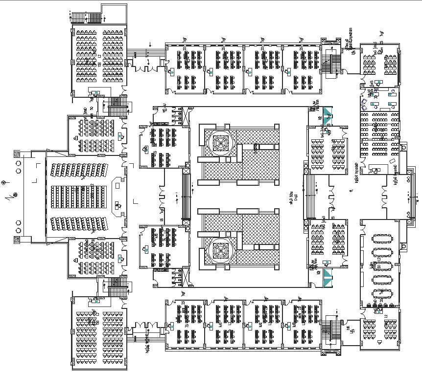 2d AutoCAD Drawing file of the section details of the restaurant ...