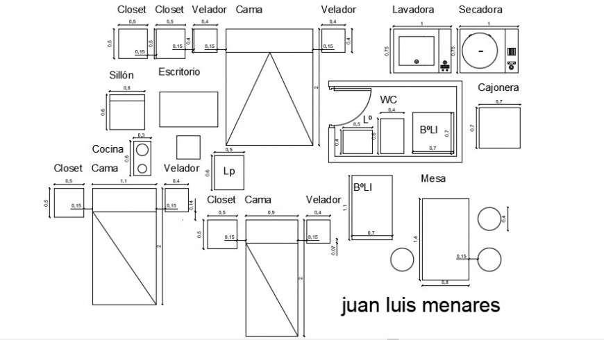 2d Bed Blocks Autocad File Cadbull