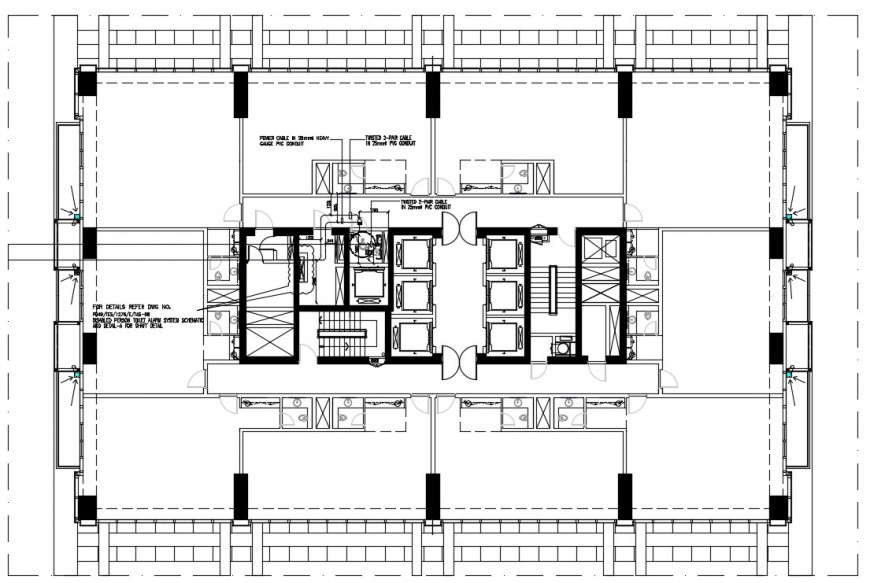 2d cad drawing of disabled toilet layout plan autocad software - Cadbull