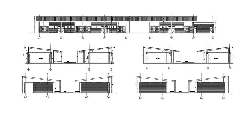 2d cad drawing of primary school main entrance autocad file - Cadbull