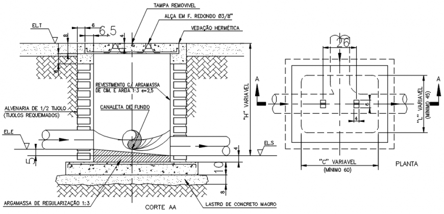 Typical Manhole Elevation Autocad File, 48% OFF