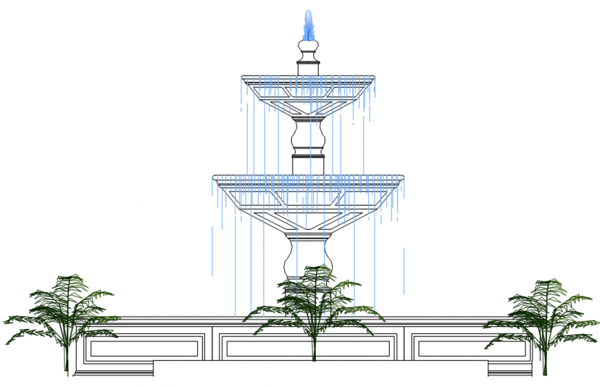 Details 83+ water fountain sketch super hot - in.eteachers