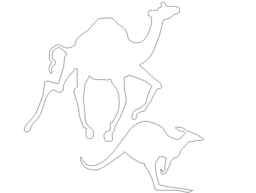 Doily Designs: Camel Drawings