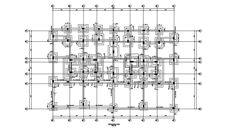 2-story-house-building-foundation-plan-cadbull