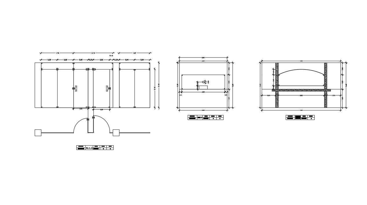 2x6m element structure detail drawing is given in this Autocad drawing ...