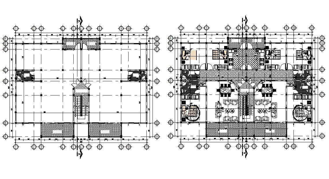  3 BHK  Apartment Floor Plan  With Working Drawing AutoCAD  