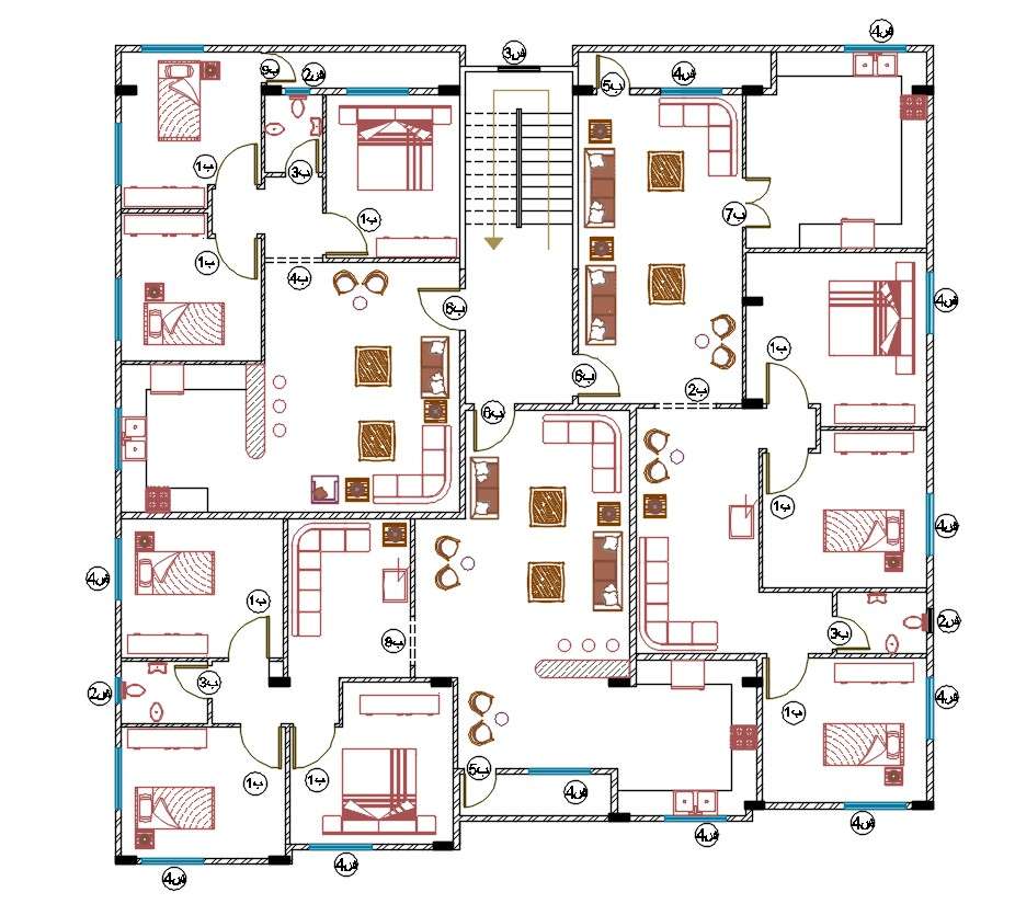 Simple Modern 3bhk Floor Plan Ideas In