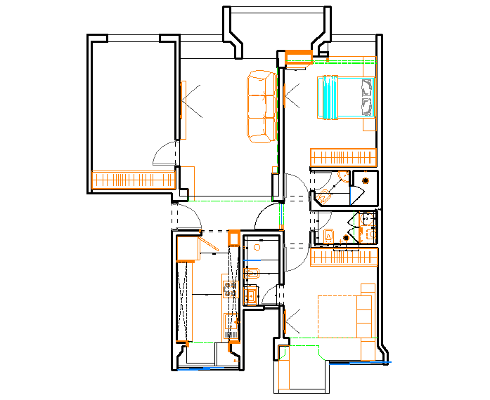 3-bhk-house-plan-dwg-file-cadbull