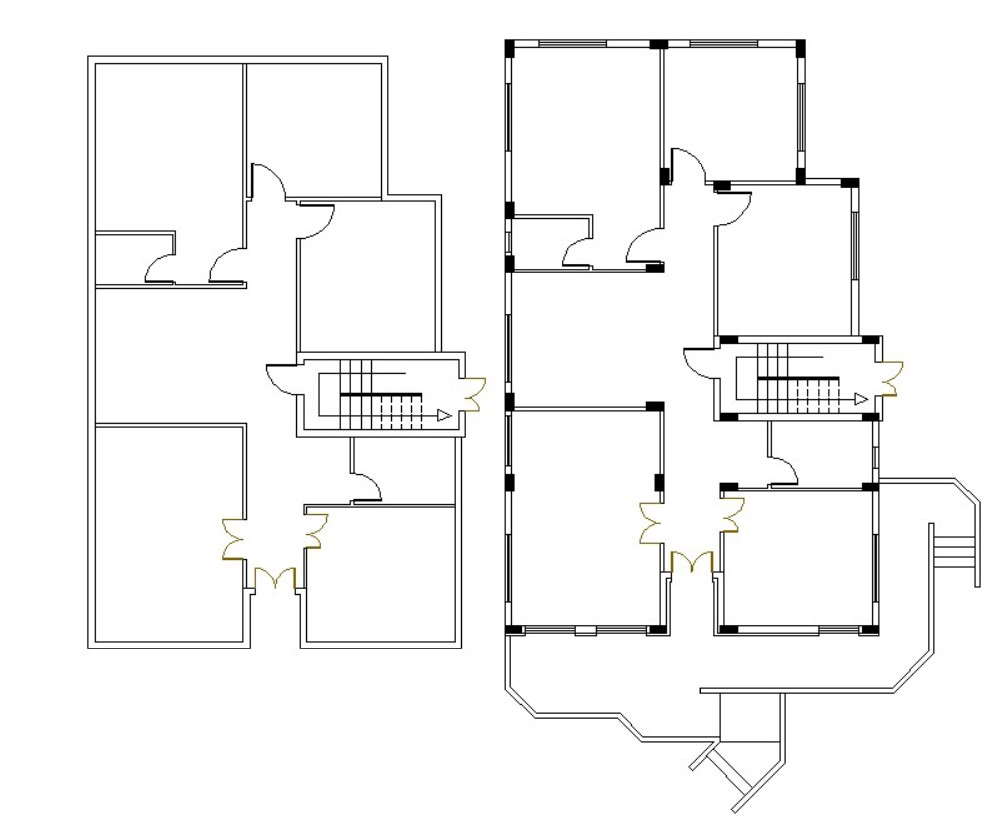 3-bedroom-house-floor-plan-with-column-layout-drawing-cadbull