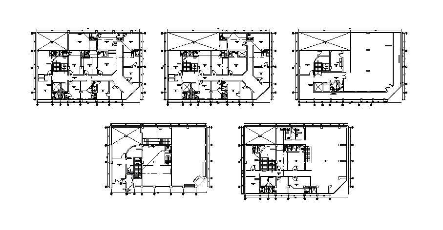 House Plan With Sanitary Layout Plan Drawing Dwg Cadb