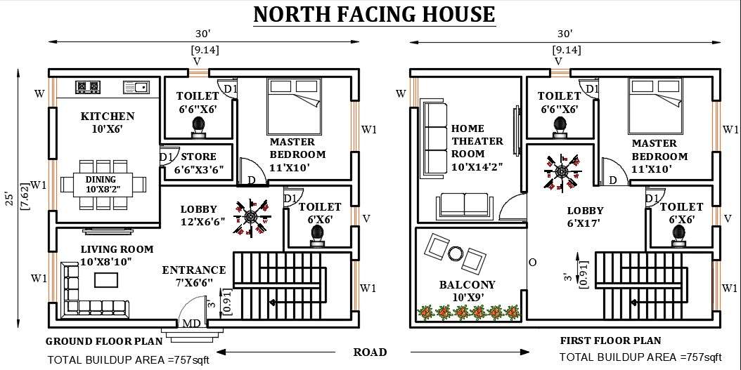 North Facing House Plan As Per Vastu Shastra Cadbull - vrogue.co