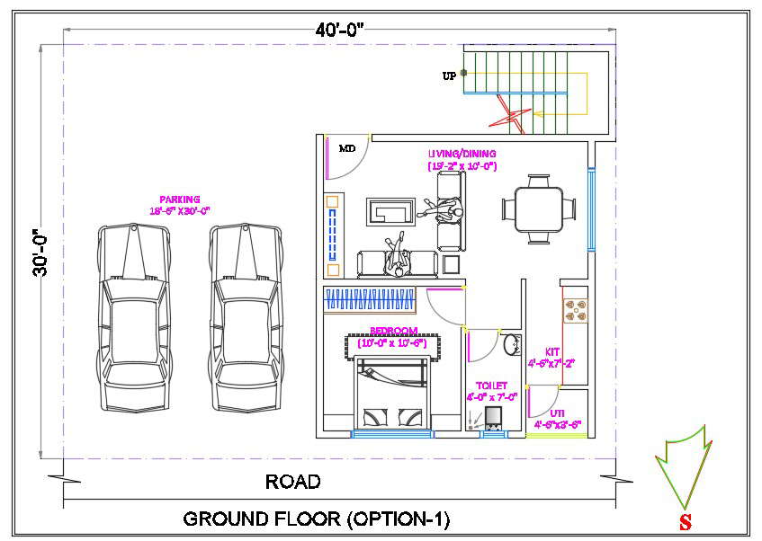 30-x40-house-ground-floor-plan-1200-square-feet-dwg-file-cadbull