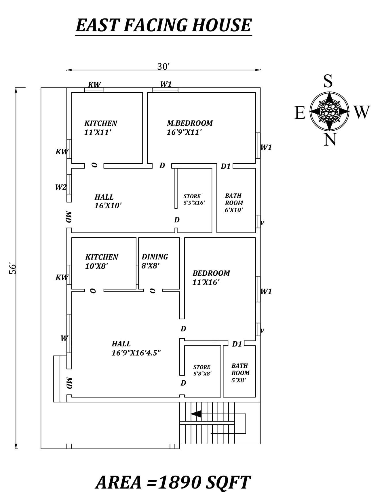 27-best-east-facing-house-plans-as-per-vastu-shastra-civilengi