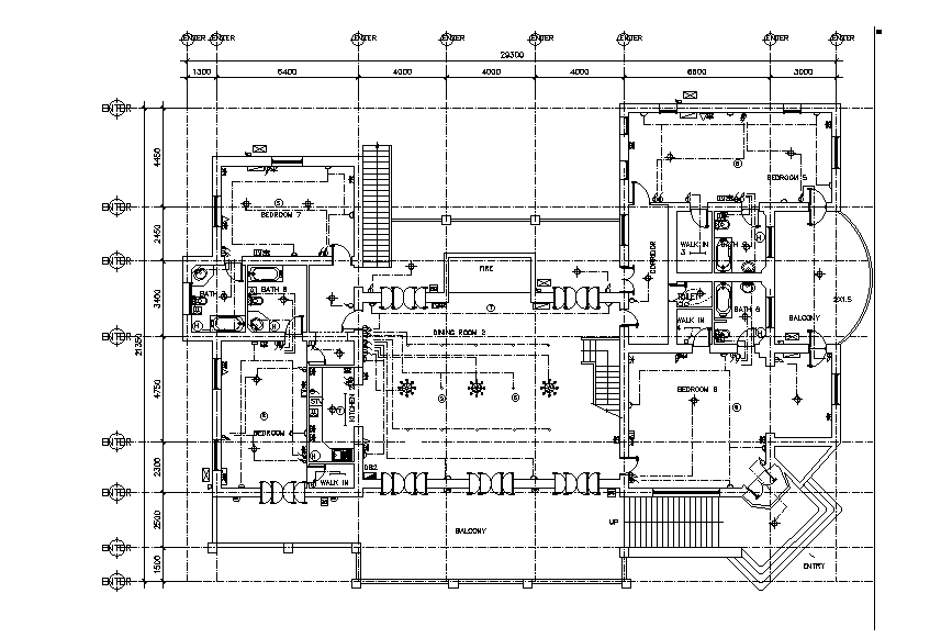 30x21m house plan is given in this Autocad drawing file. Download now ...