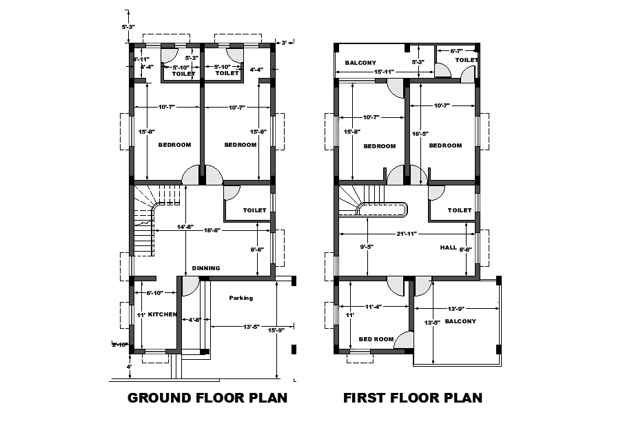 30 X60 East Facing House Plan Is Given As Per Vastu Shastra In This Autocad Drawing File Download The 2d Autocad File Cadbull