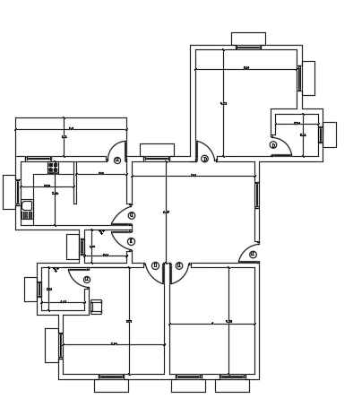 31x32m apartment house first floor plan cad drawing is given in this ...