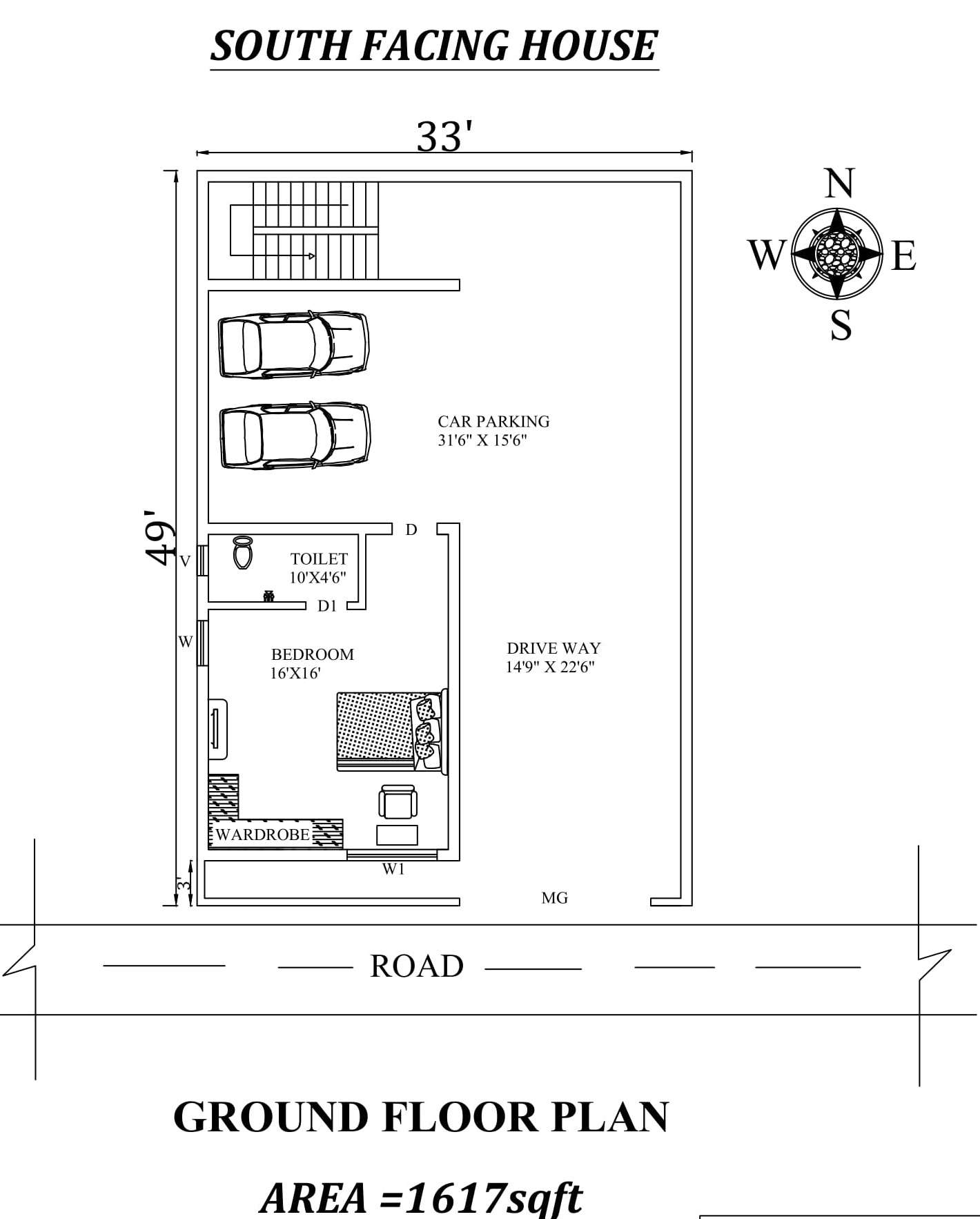 33-x49-south-facing-ground-floor-house-plan-layout-as-per-vastu