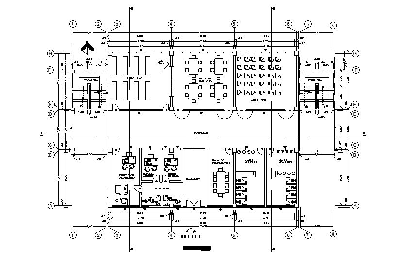 33x21m Office Plan Is Given In This Autocad Drawing File. Download Now 