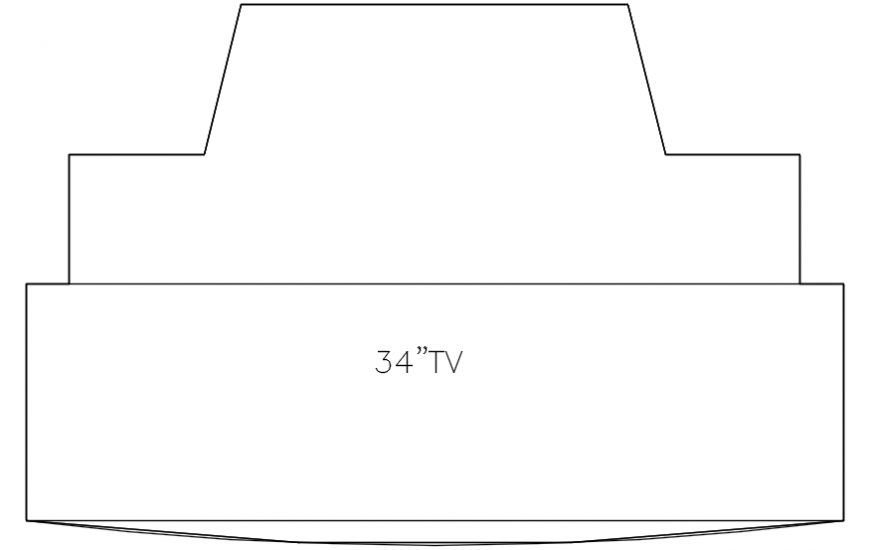 34-inch-tv-detail-cadbull