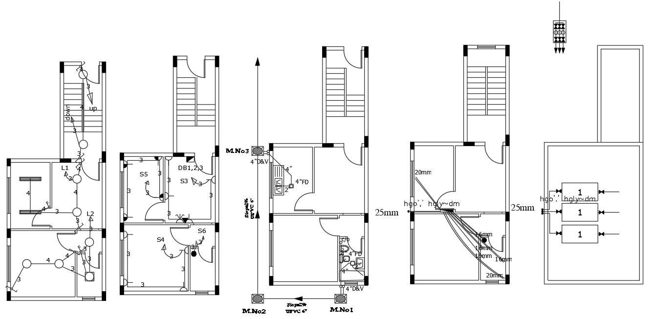 350 Sq Ft 1 Bhk House Apartment Plan Cadbull