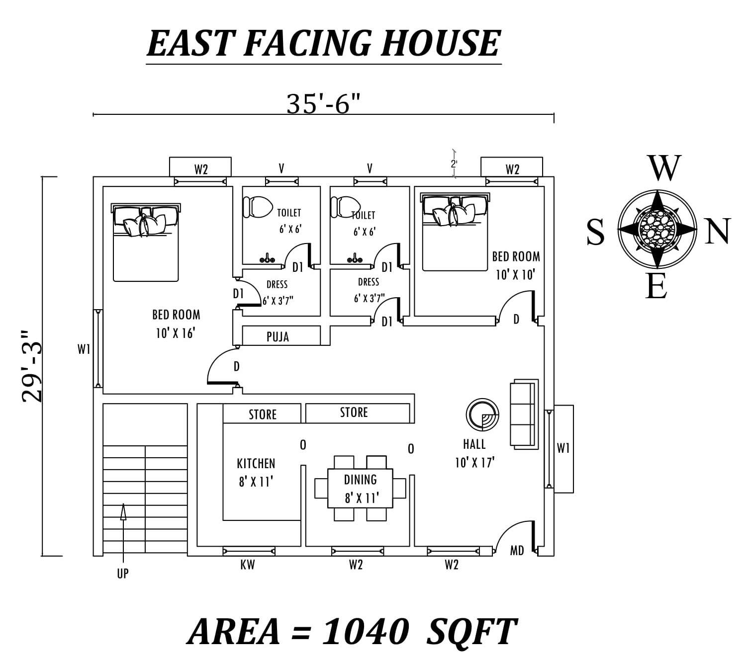 35-6-x29-3-awesome-fully-furnished-2bhk-east-facing-house-plan-as-per