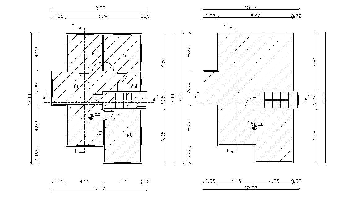35' X 50' Feet Single Storey House Plan - Cadbull