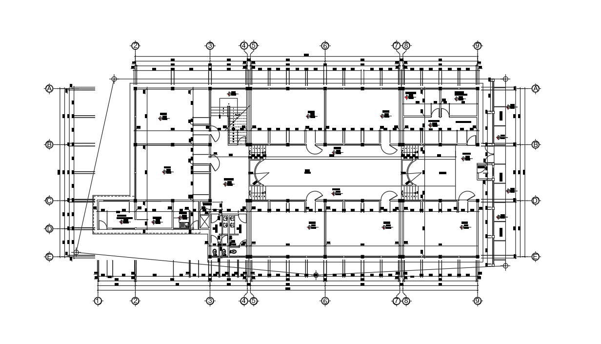 36x18m school plan is given in this Autocad drawing file.Download now ...