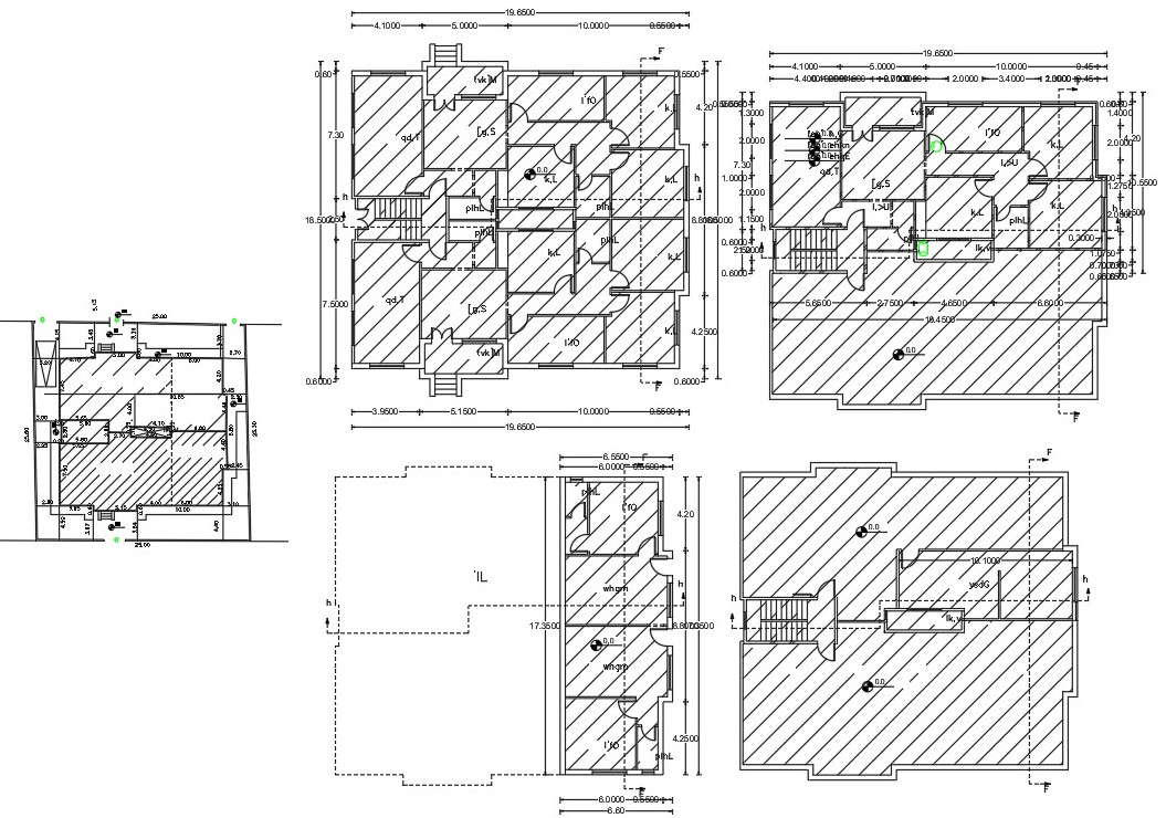 3700 Sq Ft 3 Bedroom House Floor Plan Design Cadbull