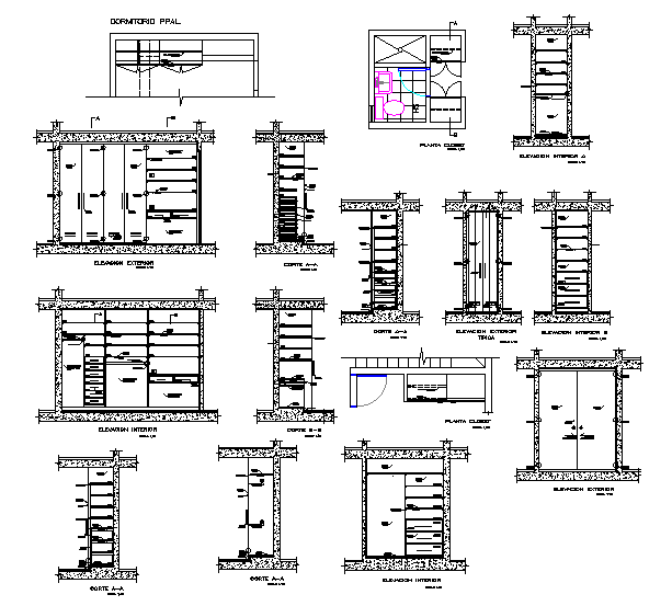 Wardrobe design - Cadbull