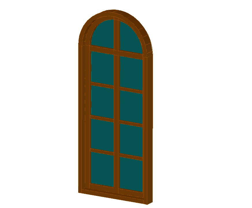 3d-door-design-dwg-cadbull