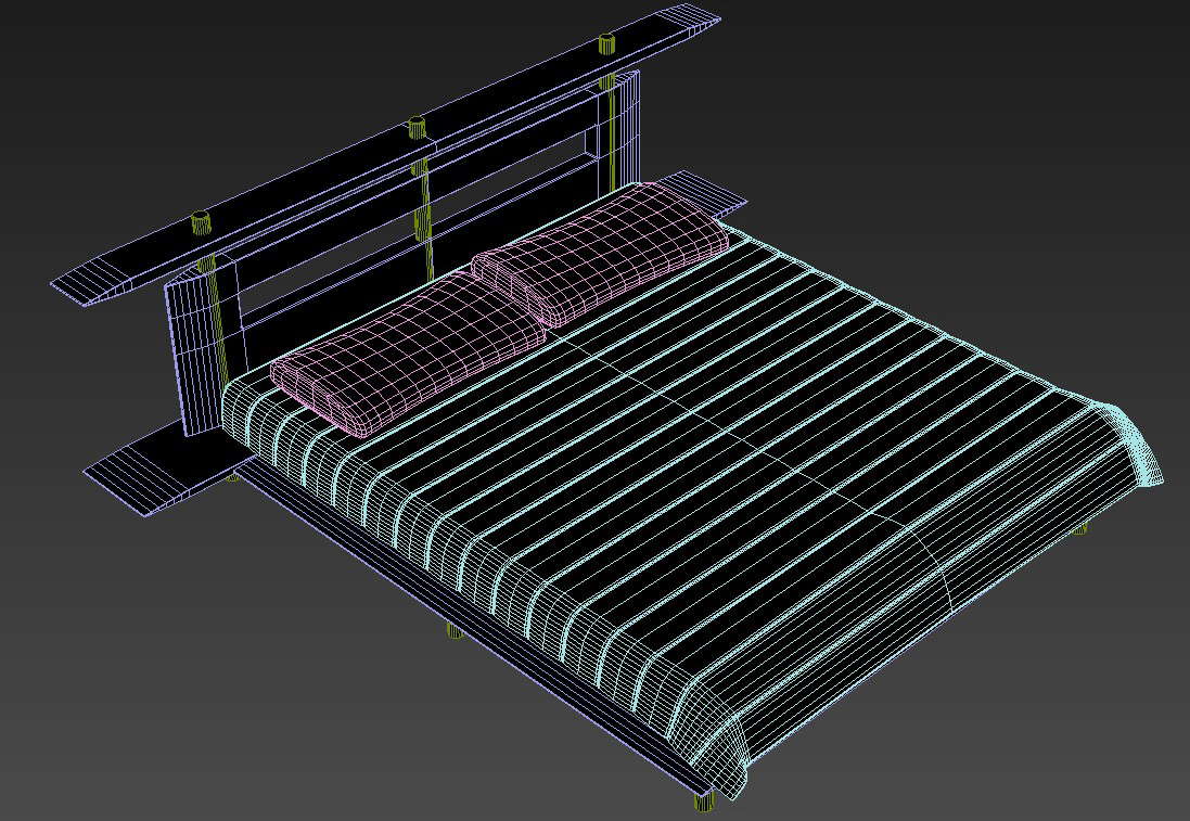 3d Low Height Double Design Max File Cadbull