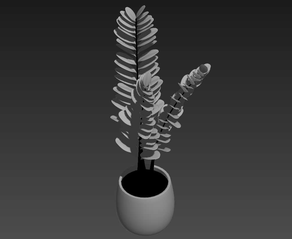 3D Model Of Flower Pot MAX File - Cadbull