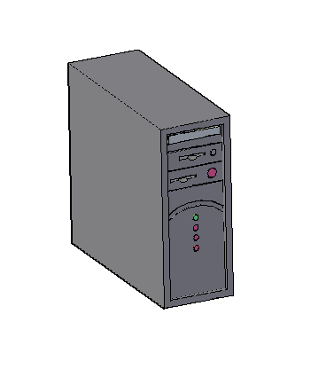 computer cpu case tower  Clipart Panda  Free Clipart Images