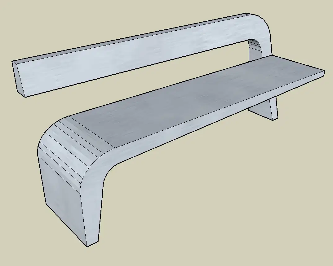 Outdoor Seating Sketchup Model