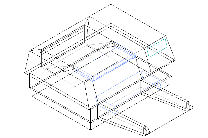 3D view of a PRINTER - Cadbull