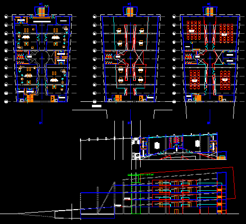 City Culture Center cad drawing is given in this cad file. Download ...