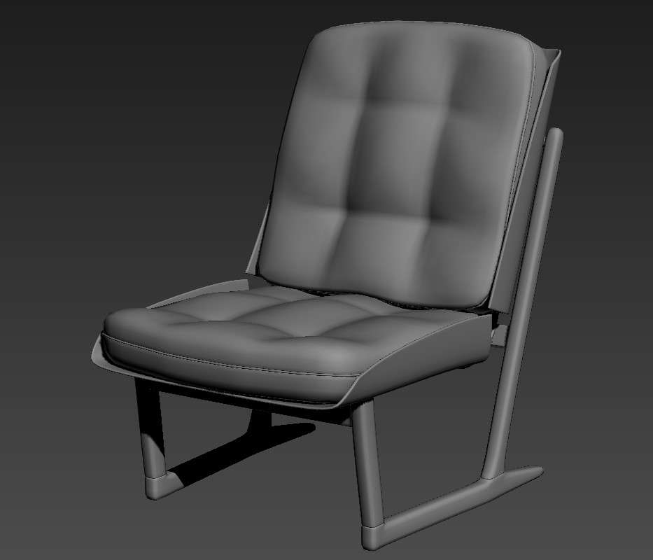 3d Max Chair Furniture Block Free Download Cadbull