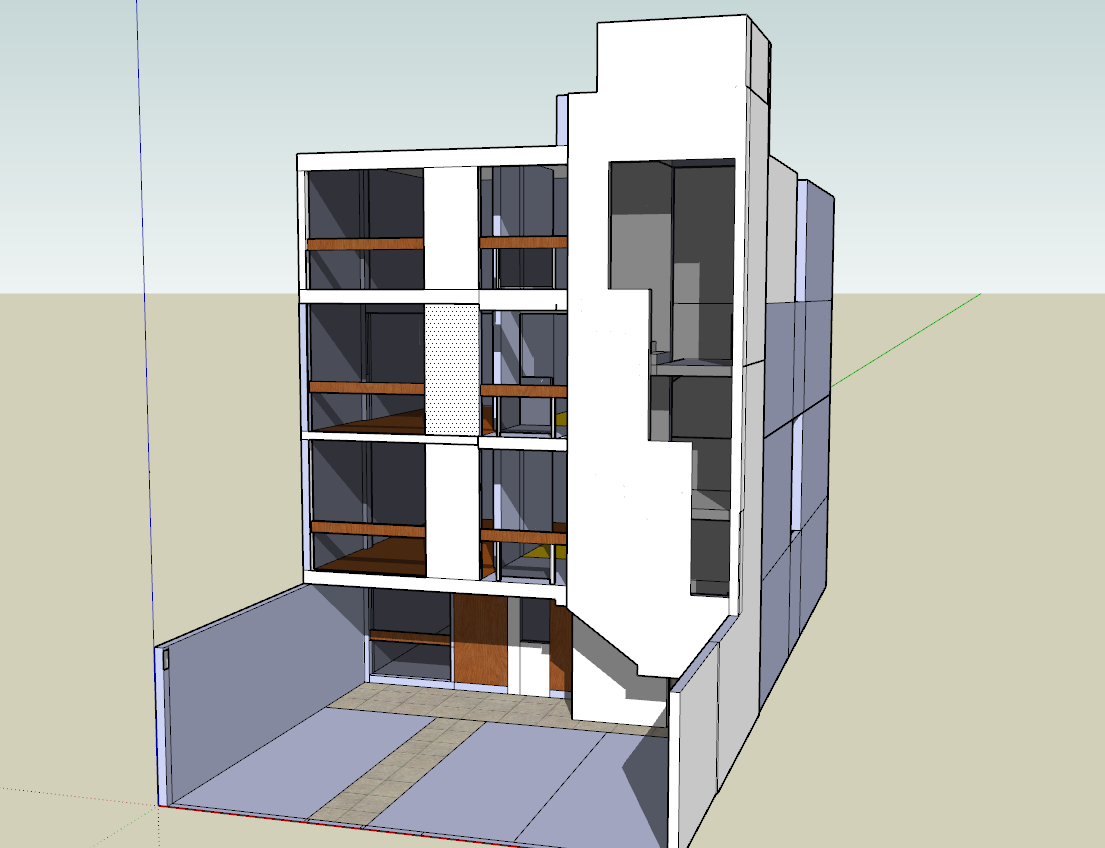 3d Multifamily Building Design - Cadbull