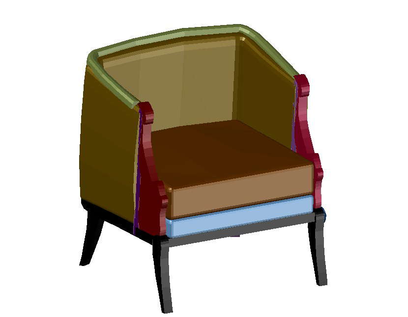 3d Single Seater Sofa Max File Cadbull   3d Single Seater Sofa Max File Thu Jun 2020 01 54 34 