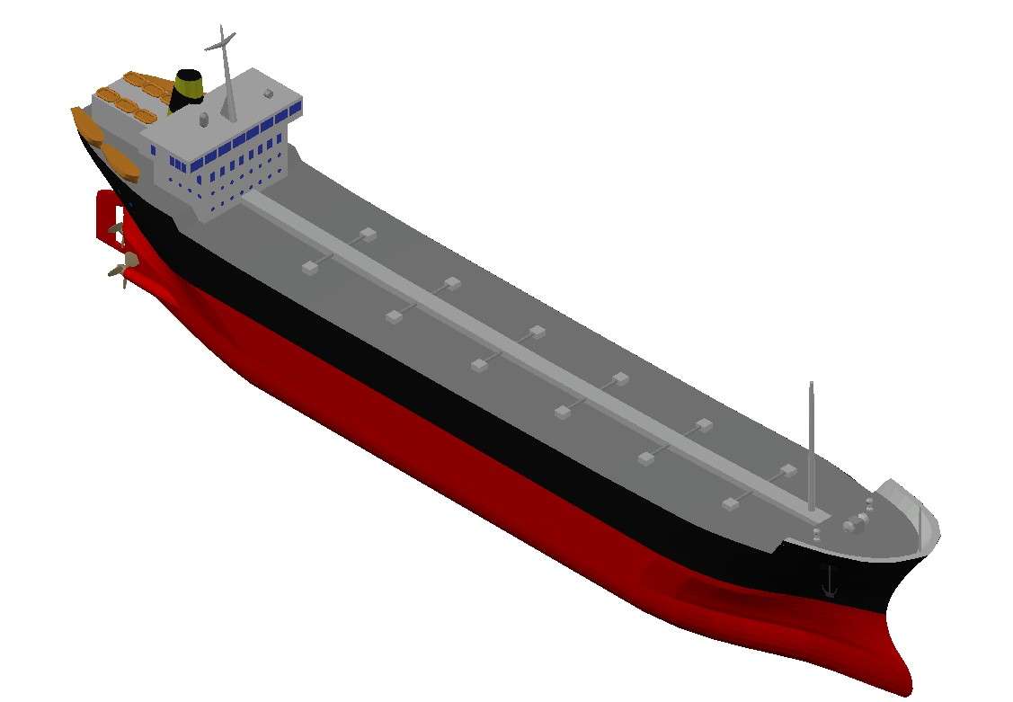 3d ship model design of AutoCAD file