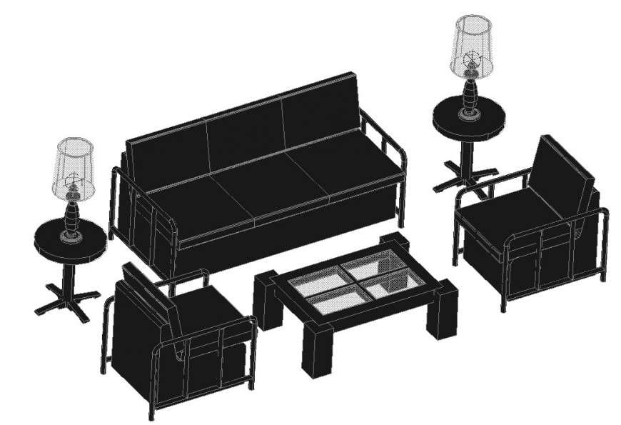 3D Cad Blocks Furniture Free Download