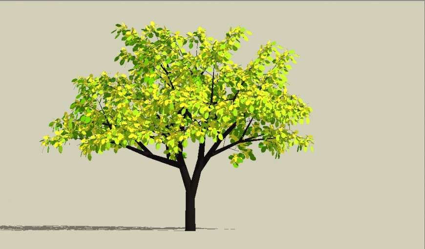 sketchup blocks trees