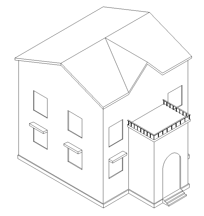 How to draw 3d house in laptop | MS Paint drawing : r/mspaint