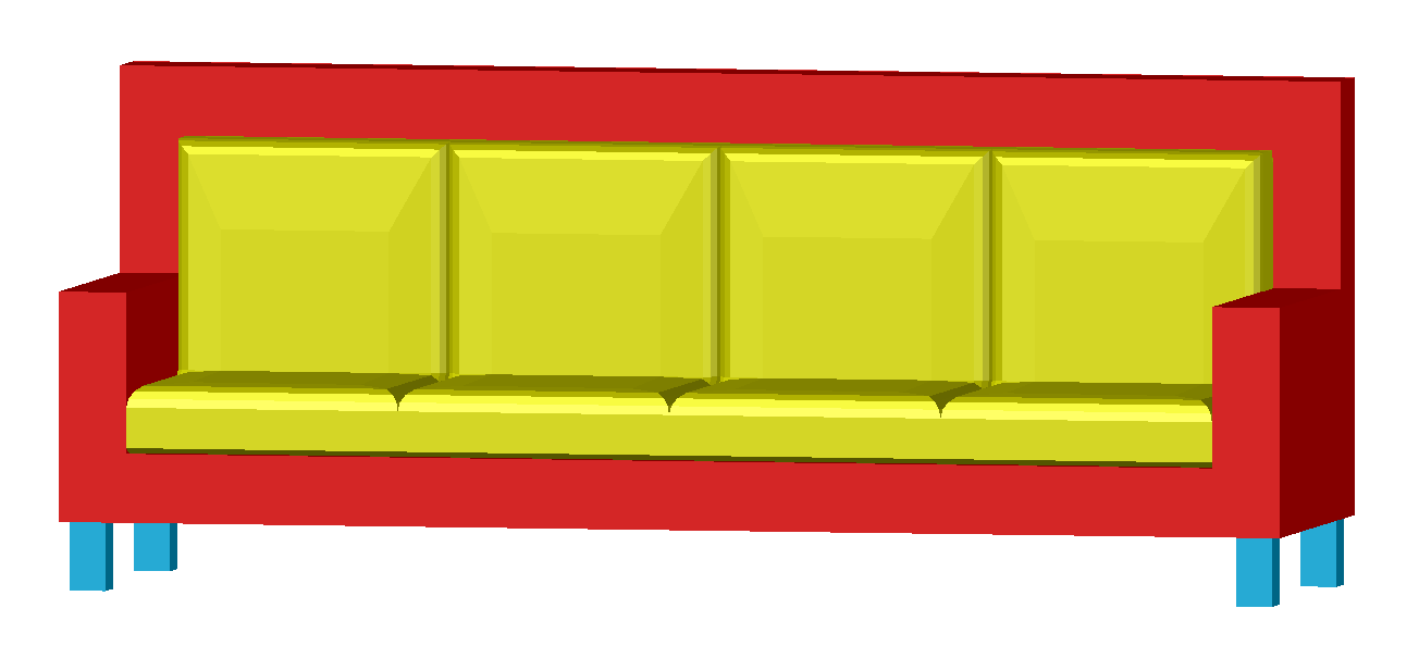 3d sofa design cad drawing is given in this cad file. Download this 3d ...