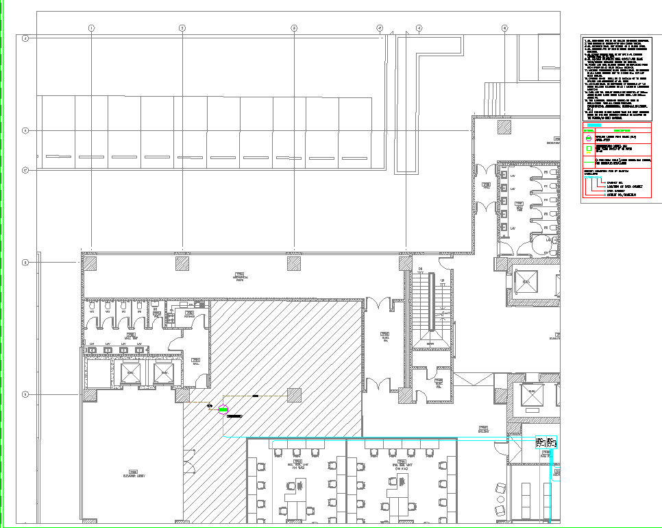 3rd Floor layout plan dwg file - Cadbull