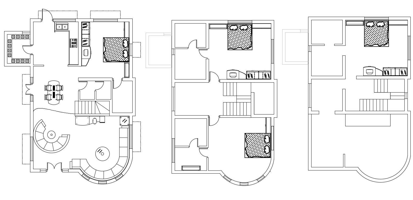 4 Bedroom Modern House Plans Cadbull