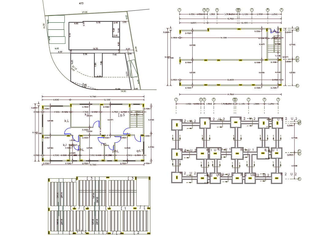 40 X 52 House Plan AutoCAD File Cadbull 40-x-52-house-plan-autocad-file-cadbull